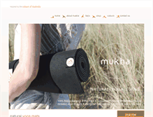 Tablet Screenshot of mukha.com.au